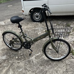 折りたたみ自転車の画像