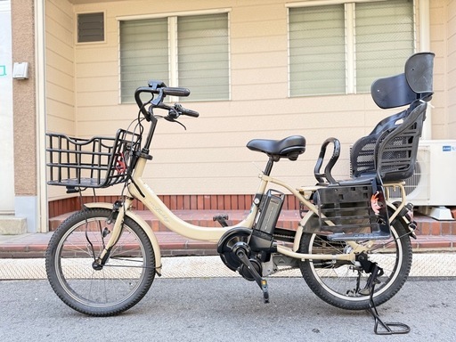 大阪府子供乗せ2人ヤマハ電動アシスト自転車 チャイルドシート