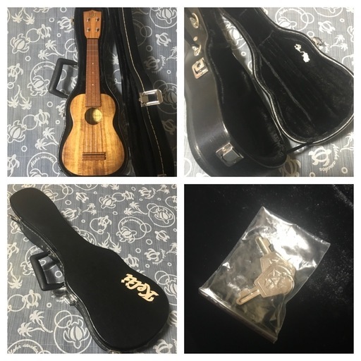 Kelii ケリィ オールコア ソプラノウクレレ ゴールドラベル 初期 Kelii ケリィ オールコア ソプラノウクレレ ゴールドラベル 初期 Kelii