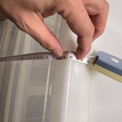 衣装ケース　プラスチック　4段　無印の画像