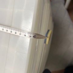 衣装ケース　プラスチック　4段　無印の画像