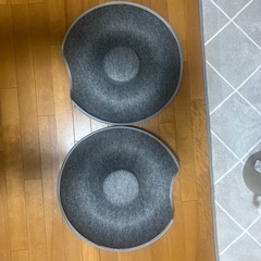 処分により取置き本日まで！　ペットベッド　フェルト　ドーナツ の画像