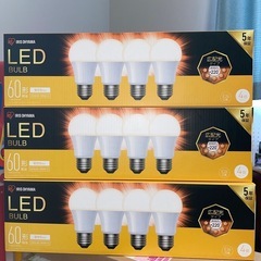 新品 LED60型電球 E26口金 4個×3箱 12個 アイリス...