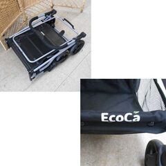 ショッピングカート エコカ 折りたたみ マイバッグセット 折り畳み Ecoca 買い物カート 黒 ブラック 札幌 西野店の画像