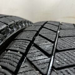 BS BRIDGESTONE BLIZZAK VRX3 185/60R15 15インチ スタッドレス 4本 22年製 バリ溝 フィット グレイス ヤリス シエンタ等　(MTW337)クレジットカード QRコード決済可能の画像
