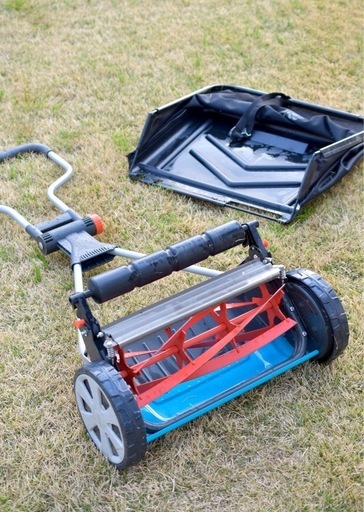 GARDENA(ガルデナ) 芝刈り機 手動 手押し式（デフレクタ、グラスキャッチャー付き