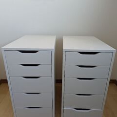 IKEA ALEX 引き出しユニット付きデスクセット
