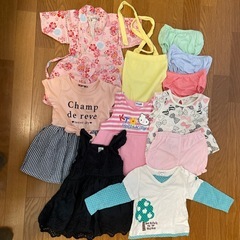 サイズ80の甚平など夏服