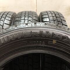 DUNLOP WINTER MAXX WM02 165/65R14 14インチ スタッドレス 4本 23年製 バリ溝 ブーン ソリオ ジャスティ ルーミー トール等　(KTB183)クレジットカード QRコード決済可能の画像