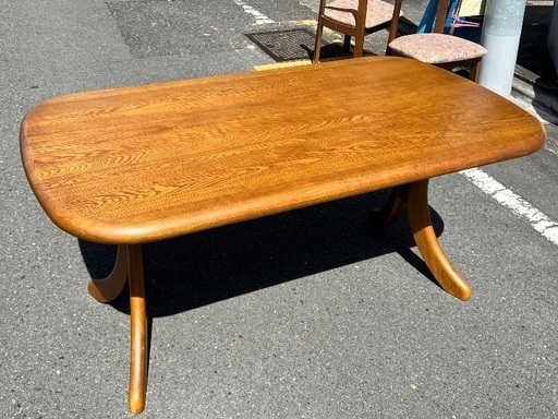 (ジM-400)SALE‼️￥11000(税込) 浜本工芸　Hamamoto 楢材 ダイニングテーブル