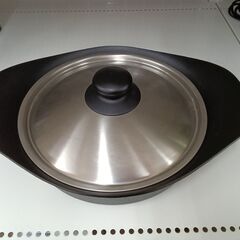 ★ジモティ割あり★  鉄なべ ブラック W33.5(23)×D2...