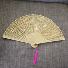 木製の扇子