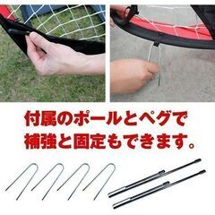 【新品】サッカーゴール ゴールネット ワンタッチサッカーゴール ポータブル 折りたたみ式 子ども用 キーパー シュート練習 玩具 ad190の画像