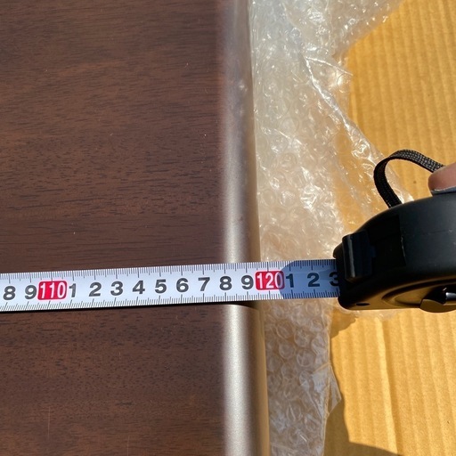 【長期保管品】　テーブル天板のみ　　幅約75センチ　伸ばして120センチ　8-535