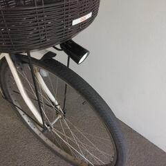 整備済みのヤマハ電動アシスト自転車　白の画像