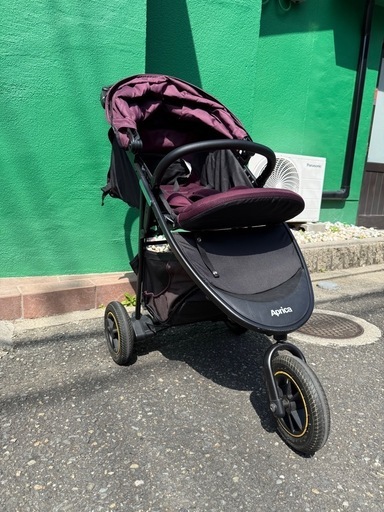 【定価72600円】 Aprica アップリカ ベビーカー　レザーハンドル 折りたたみ式