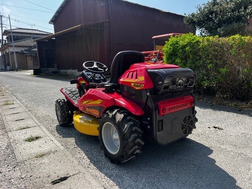 佐賀市発 筑水キャニコム 乗用草刈機 CMX2206 21.1 刈幅97.5cm 刈高さ0～15cm AWD フリーナイフ