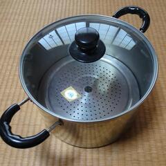 両手鍋　蒸し器