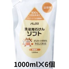 【激安】洗濯洗剤1,000ml✖️6個