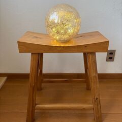 ウッドベンチ (美品)の画像