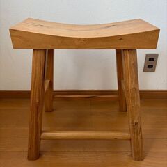 ウッドベンチ (美品)の画像