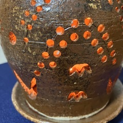 手作り　灯りと香りが楽しめるキャンドルホルダーの画像
