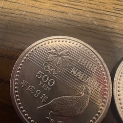 1998年長野冬季オリンピック　500円硬貨8枚の画像