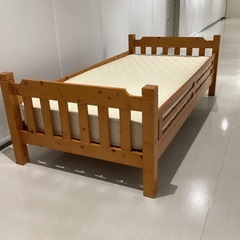 シングルベッド【町田市再生家具】250100の画像