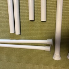 アイリスオーヤマ 　突っ張り壁面収納ラック TWR-800 ワイド/ホワイトの画像