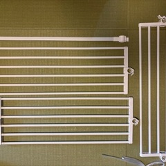 アイリスオーヤマ 　突っ張り壁面収納ラック TWR-800 ワイド/ホワイトの画像