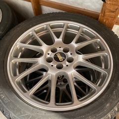 BBS アルミホイール　スタッドレス　17インチ　pcd100 5h