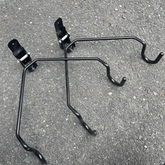 自転車壁掛けフック 2つの画像