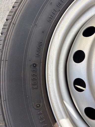 DUNLOP ホイール付きタイヤ 145/80R12