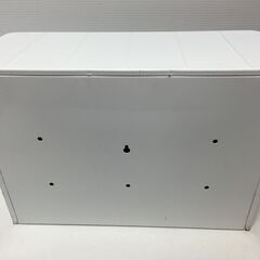♪郵便ポスト 新聞 手紙 荷物受け入れ 鍵無し ホワイト 36×16.5×24㎝ 中古 (NF250409) 360-451の画像