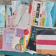 東北地方の民謡や古い演歌のレコード　ＥＰ シングル　まとめて（歌謡曲や洋楽やアニメはありません）ジャンク　状態は保証できませんの画像