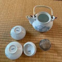 急須湯呑みせっとの画像