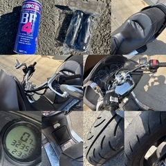 ⭐️自賠責R8.6付.MF08フォルツァ⭐️ナンバー付きで乗って帰れます❗️グリップ・プラグなど新品交換済み^_^快調⭐️250ccビッグスクーター⭐️②の画像