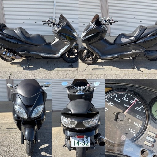 ⭐️自賠責R8.6付.MF08フォルツァ⭐️ナンバー付きで乗って帰れます❗️グリップ・プラグなど新品交換済み^_^快調⭐️250ccビッグスクーター⭐️②