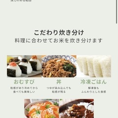 IRIS OHYAMA　炊飯器　美品の画像