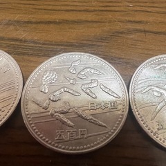 記念硬貨 第12回アジア競技広島③500円 硬貨3枚セットの画像