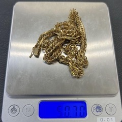 K18喜平ネックレス 12面トリプル 50g超 ホールマーク750 18金YG 造幣局