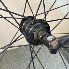 k57　シマノ WH-R501 ブラック クリンチャー 後のみ 【自転車】の画像
