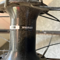 k57　シマノ WH-R501 ブラック クリンチャー 後のみ 【自転車】の画像