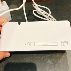 取引中⭐︎BRUNO USBポート付きデジタル時計 ホワイトの画像