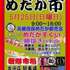 めだか市 開催　♦めだかすくい勝抜きバトル開催◆めだか出店者募集中 - フリーマーケット