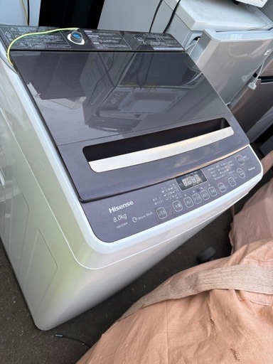 洗濯機 品番 HW-DG80A  2020年製  Hisense