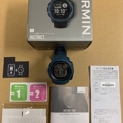 ☆美品GARMIN INSTINCT TIDE GPSアウトドア...