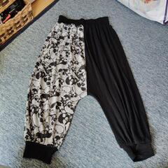 【Banana 】サルエルパンツ M スカル柄　美品