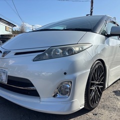 社外19インチアルミ ローダウントヨタ エスティマ アエラスGエ...