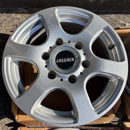 CALLACK 15インチ シルバー ホイール 4本セット